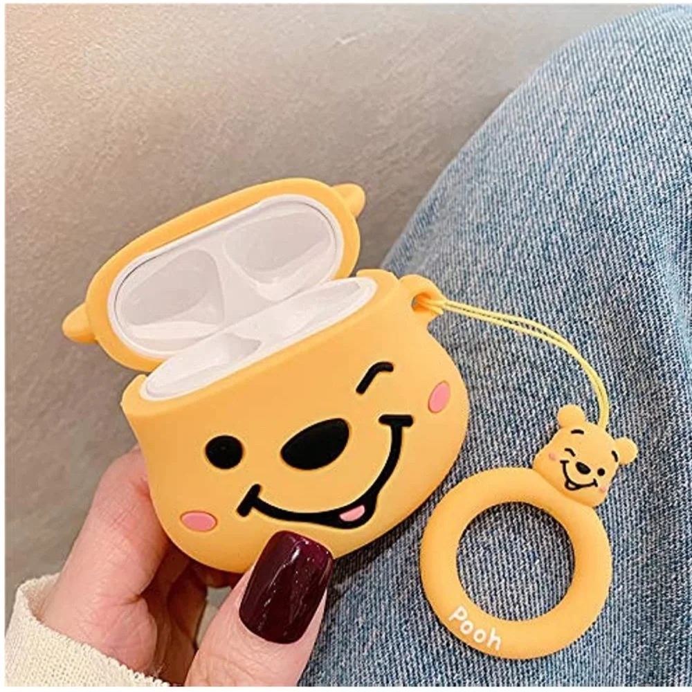 Cocomii 3D AirPods Case - 3D Cartoon - Slim - Lightweight - Matte - Keychain Rin